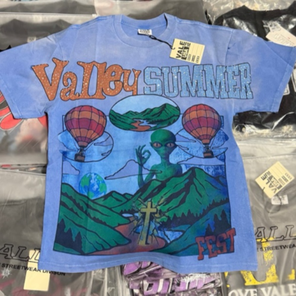 Summer Graphic Tee - Blue